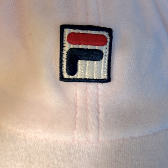 FILA pink velour cap UNISEX - Picture 2 of 3